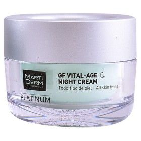 Crema de Noche Platinum GF Martiderm Vital Age (50 ml) de Martiderm, Hidratantes - Ref: M0121276, Precio: 37,95 €, Descuento: %