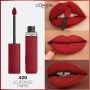 Liquid lipstick L'Oreal Make Up Infaillible Matte Resistance True Romance Nº 420 (1 Unit) by L'Oreal Make Up, Lipsticks - Ref...