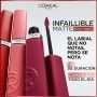 Liquid lipstick L'Oreal Make Up Infaillible Matte Resistance True Romance Nº 420 (1 Unit) by L'Oreal Make Up, Lipsticks - Ref...