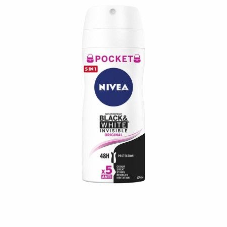 Spray déodorant Nivea BLACK & WHITE 100 ml de Nivea, Déodorants et anti-transpirants - Réf : S05126362, Prix : 4,40 €, Remise...