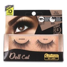 False Eyelashes Ebin New York Doll Cat Isla by Ebin New York, Eyes - Ref: S4262516, Price: 6,00 €, Discount: %