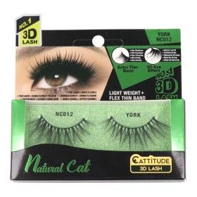 False Eyelashes Ebin New York Natural Cat York by Ebin New York, Eyes - Ref: S4262534, Price: 6,00 €, Discount: %