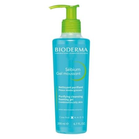 Gel nettoyant visage Bioderma Sebium Moussant de Bioderma, Nettoyants pour le visage - Réf : M0119370, Prix : 13,93 €, Remise...