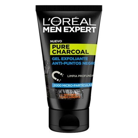 Esfoliante Viso Pure Charcoal L'Oreal Make Up Men Expert (100 ml) 100 ml di L'Oreal Make Up, peeling viso - Rif: S0571643, Pr...