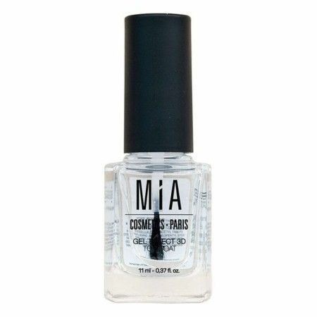 Fixador de Esmalte de Unhas Effect 3D Mia Cosmetics Paris Gel Effect D Gel 11 ml de Mia Cosmetics Paris, Camada superior - Re...
