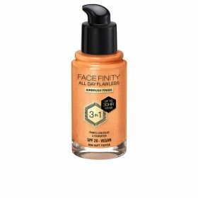 Base de Maquilhagem Cremosa Max Factor Face Finity All Day Flawless 3 em 1 Spf 20 Nº N84 Soft toffee 30 ml de Max Factor, Bas...
