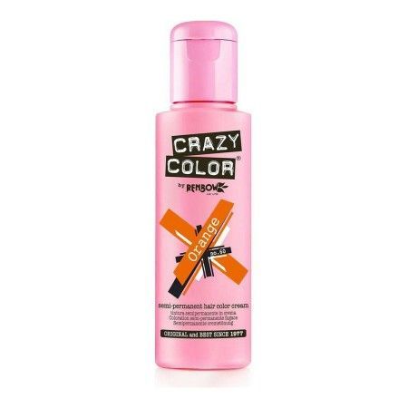 Semi-permanente Tönung Orange Crazy Color Nº 60 (100 ml) von Crazy Color, Tönungen - Ref: S4255681, Preis: €4.32, Rabatt: %