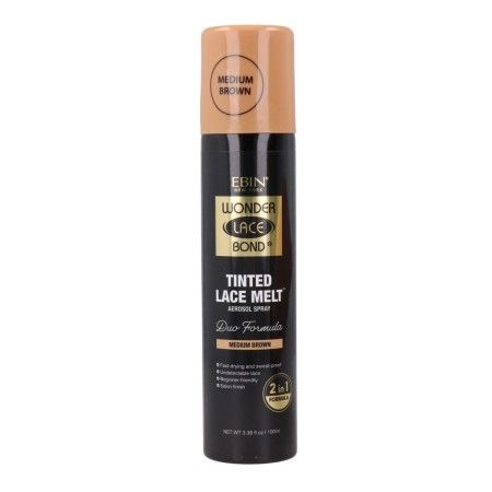Tintura per parrucca Ebin New York Tinted Lace Melt Medium Brown 100 ml di Ebin New York, Colore semi permanente - Rif: S4262...