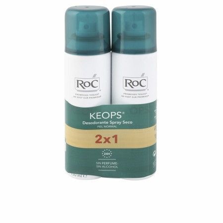Deodorante Spray Roc Keops Spray Seco Asciutto Spray 2 Pezzi (2 x 150 ml) di Roc, Deodoranti - Rif: S05101948, Prezzo: 20,36 ...
