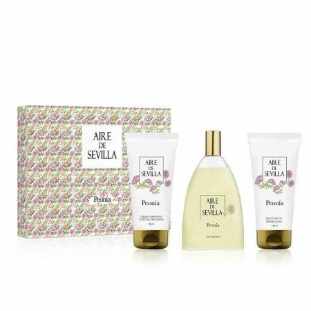 Set de Parfum Femme Aire Sevilla Aire de Sevilla Peonía 3 Pièces (3 pcs) de Aire Sevilla, Sets - Réf : S0593261, Prix : 16,93...