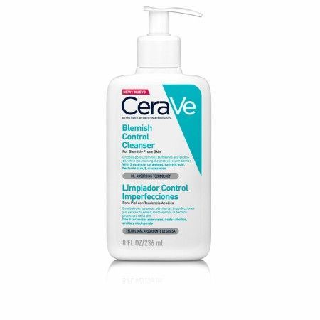 Gel nettoyant visage CeraVe Blemish 236 ml de CeraVe, Nettoyants pour le visage - Réf : S05105110, Prix : 16,70 €, Remise : %