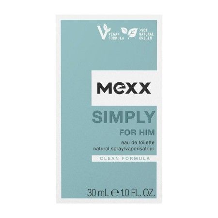 Perfume Hombre Mexx Simply For Him EDT 30 ml de Mexx, Agua de tocador - Ref: S8321385, Precio: €9.38, Descuento: %