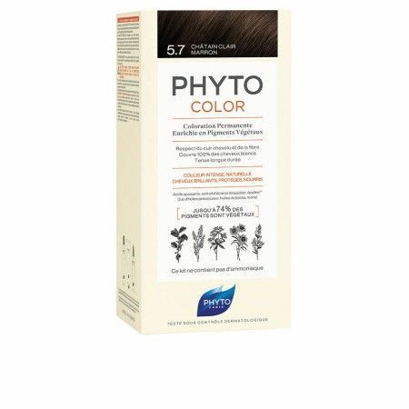 Coloration Permanente PHYTO PhytoColor 5.7-castaño marrón claro Sans ammoniaque de Phyto Paris, Coloration permanente - Réf :...