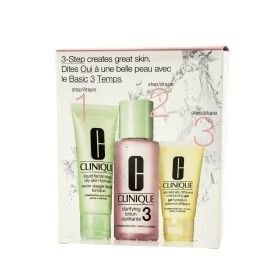 Gel de Limpeza Facial Clinique CLARIFYING LOTION 3 Peças de Clinique, Limpadores faciais - Ref: S05125173, Preço: 21,24 €, De...