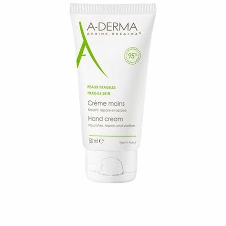 Crema de Manos A-Derma Piel dañada 50 ml de A-Derma, Cremas para manos y uñas - Ref: S05109912, Precio: 10,25 €, Descuento: %