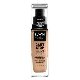 Liquid Make Up Base Can't Stop Won't Stop NYX 800897157241 (30 ml) (30 ml) by NYX, Foundations - Ref: S0573931, Price: 17,43 ...