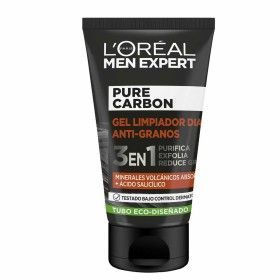 Exfoliant visage L'Oreal Make Up Men Expert Pure Carbon Anti-acné 3-en-1 (100 ml) de L'Oreal Make Up, peelings du visage - Ré...