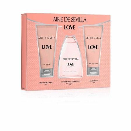 Cofanetto Profumo Donna Aire Sevilla Love (3 pcs) di Aire Sevilla, Set - Rif: S0594058, Prezzo: 17,53 €, Sconto: %