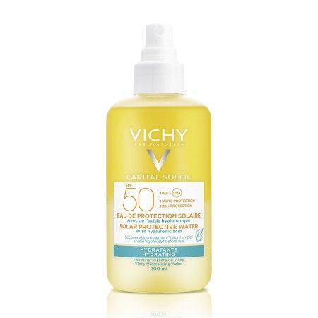 Protetor Solar Corporal em Spray Vichy Capital Soleil Spf 50 200 ml de Vichy, Filtros solares - Ref: S4515206, Preço: 22,00 €...