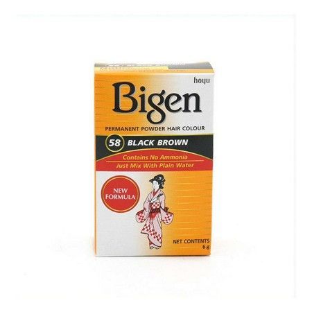 Tinte Permanente Bigen 58 Black Nº58 Black Brown (6 gr) de Bigen, Coloración permanente - Ref: S4245204, Precio: 5,03 €, Desc...