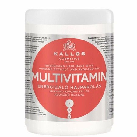 Máscara Capilar Nutritiva Kallos Cosmetics Multivitamin 1 L de Kallos Cosmetics, Máscaras - Ref: S8303372, Preço: €5.33, Desc...