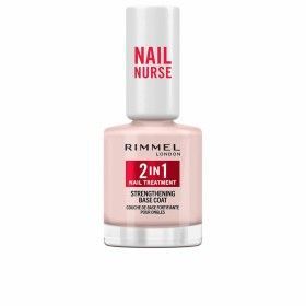 Gel Base d'ongles Rimmel London Nail Nurse In 12 ml 2 en 1 Traitement fortifiant de Rimmel London, Bases de vernis - Réf : S0...