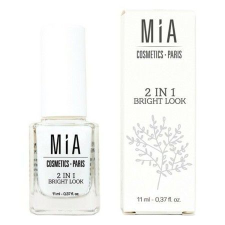 Nagelbehandlung 2 in 1 Bright Look Mia Cosmetics Paris 8064 11 ml von Mia Cosmetics Paris, Nagelfestiger - Ref: S0583457, Pre...