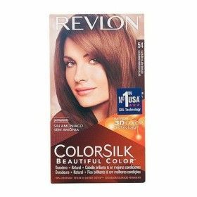Teinture sans ammoniaque Colorsilk Revlon PPAX1183540 Marron doré léger (1 Unités) de Revlon, Coloration permanente - Réf : S...