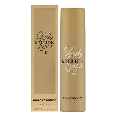 Deodorante Lady Million Paco Rabanne (150 ml) di Paco Rabanne,  - Rif: S0577677, Prezzo: 28,04 €, Sconto: %