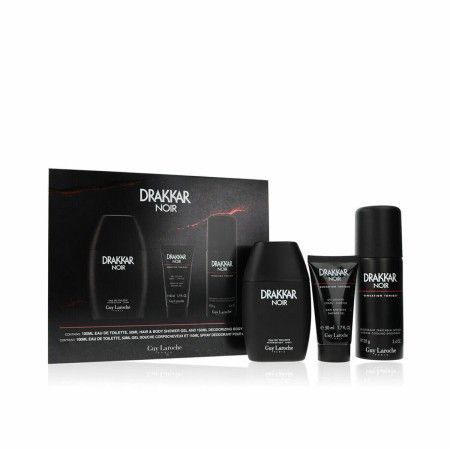 Set de Parfum Homme Guy Laroche DRAKKAR NOIR EDT 3 Pièces de Guy Laroche, Coffrets de parfums - Réf : S4522459, Prix : 31,74 ...