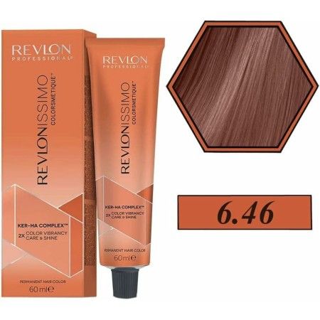 Permanent Dye Revlon Revlonissimo Colorsmetique Nº 6,46 60 ml by Revlon, Permanent Colour - Ref: S05103239, Price: €7.31, Dis...