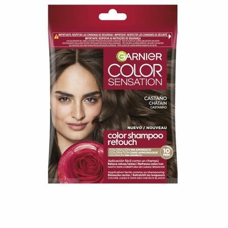 Colorante en Champú Garnier COLOR SENSATION Castaño Nº 4.0 Semipermanente de Garnier, Coloración semipermanente - Ref: S05122...