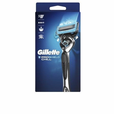 Rasoio Gillette Fusion Proshield Chill di Gillette, Uomo - Rif: S05112540, Prezzo: 16,70 €, Sconto: %