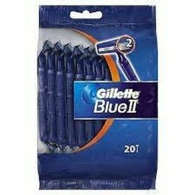 Maquinillas de Afeitar Desechables Gillette Blue II 20 Unidades de Gillette, Hombre - Ref: S05112555, Precio: 9,22 €, Descuen...