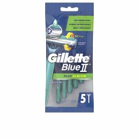 Rasoi Usa e Getta Gillette Blue II Plus Slalom 5 Unità di Gillette, Uomo - Rif: S05112557, Prezzo: 5,47 €, Sconto: %