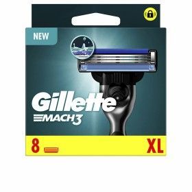 Cuchilla de Afeitar Gillette Mach 3 (8 Unidades) de Gillette, Hombre - Ref: S05115345, Precio: €21.24, Descuento: %