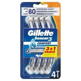 Einweg-Rasierklingen Gillette Sensor 3 Comfort 4 Stück von Gillette, Herren - Ref: S05115479, Preis: €7.53, Rabatt: %
