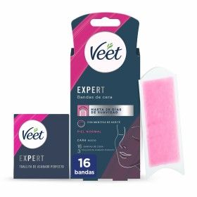 Facial Hair Removal Strips Veet Expert (16 Units) by Veet, Wax hair removal - Ref: S05115515, Price: 6,39 €, Discount: %