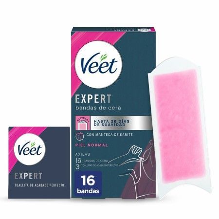 Bandes Épilatoire Corporelles Veet Expert Aisselles (16 Unités) de Veet, Épilation à la cire - Réf : S05115516, Prix : 5,36 €...