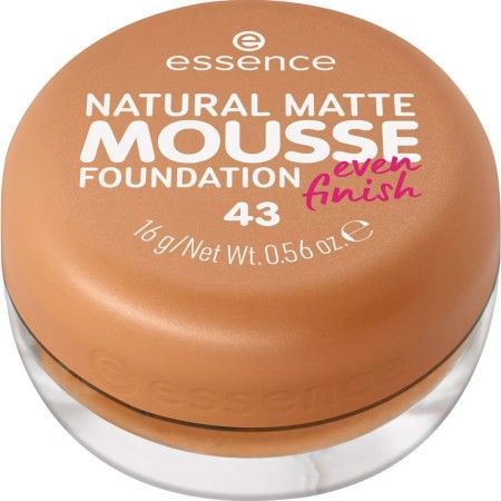 Base per il Trucco in Mousse Essence NATURAL MATTE Nº 43 16 g di Essence, Fondotinta - Rif: S05122888, Prezzo: 7,81 €, Sconto: %