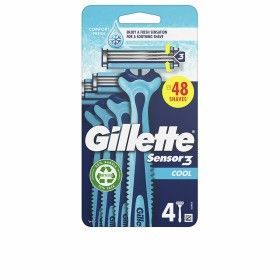 Maquinillas de Afeitar Desechables Gillette SENSOR 3 COOL (4 Unidades) de Gillette, Hombre - Ref: S05126541, Precio: 4,51 €, ...