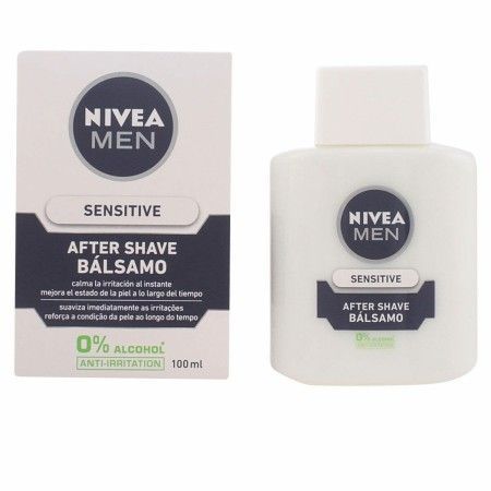 After Shave Nivea Men Sensitive 0% Alcool 100 ml de Nivea, Après-rasage - Réf : S0589192, Prix : 9,94 €, Remise : %
