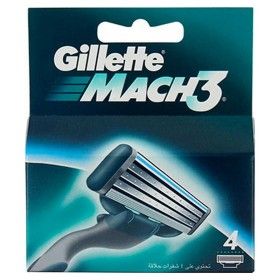 Replacement Shaver Blade Gillette (4 Units) (4 uds) by Gillette, Men - Ref: S6502089, Price: 9,25 €, Discount: %