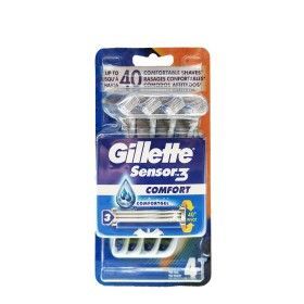 Nassrasierer Gillette Sensor 3 Confort (4 Stück) von Gillette, Herren - Ref: S7905615, Preis: 10,21 €, Rabatt: %