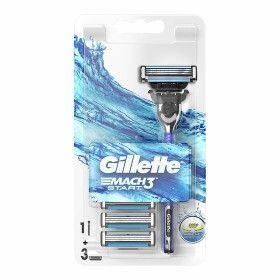 Máquina de Barbear Manual Gillette Mach3 Start de Gillette, Homem - Ref: S7921716, Preço: 16,67 €, Desconto: %