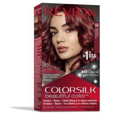Tintura Permanente Revlon Colorsilk Nº 66 Cherry red Senza ammoniaca di Revlon, Colore permanente - Rif: S05120355, Prezzo: 6...