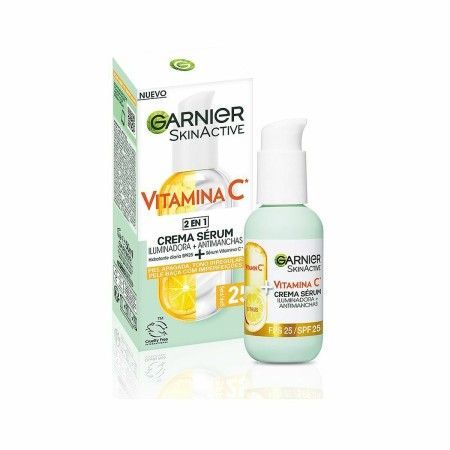 Creme + Sérum Garnier Skinactive Vitamina C Spf 25 50 ml de Garnier, Hidratantes - Ref: S0594596, Preço: 16,40 €, Desconto: %