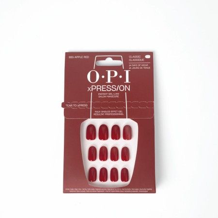 False nails Opi Big Apple Red Big Apple Red 30 Pieces by Opi, False nails and accessories - Ref: S05121925, Price: 16,40 €, D...