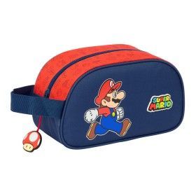 Necessaire da Viaggio Super Mario Trick Rosso Blu scuro 26 x 15 x 12 cm di Super Mario, Beauty Case da viaggio - Rif: S431175...