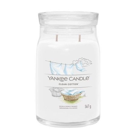 Vela Perfumada Yankee Candle Clean Cotton 567 g de Yankee Candle, Velas - Ref: S8321793, Preço: €25.91, Desconto: %